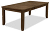 Talia Dining Table with 60-78"W Extension - Grey/Brown | Table de salle à manger Talia de 60 po à 78 po (L) avec rallonge - gris-brun