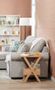 Torry 11.5" Chairside Table with Cubby - Taupe|Table de fauteuil Torry de 11,5 po avec compartiment - taupe