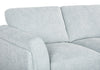 Valley 67.7" Fabric Loveseat with Rubberwood Base and Legs - Grey | Causeuse Valley de 67,7 po en tissu avec base et pattes en hévéa - grise
