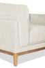 Valley 44" Fabric Chair with Rubberwood Base and Legs - Sand | Fauteuil Valley de 44 po en tissu avec base et pattes en hévéa - sable