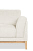 Valley 67.7" Fabric Loveseat with Rubberwood Base and Legs - Sand | Causeuse Valley de 67,7 po en tissu avec base et pattes en hévéa - sable