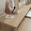Whitaker Point 59.06" Commercial Grade Reception Hutch with Cubbyholes - Natural Maple|Crédence de réception Whitaker Point de 59,06 po de qualité commerciale avec compartiments ouverts - érable naturel