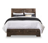 Yorkdale 6pc Bedroom Set with 6-Drawer Storage Bed, Dresser, Mirror & Nightstand, Grey - Queen Size | Ensemble de chambre à coucher Yorkdale 6 pièces avec lit de rangement à 6 tiroirs, commode, miroir e…