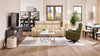 Zen 86" Leather-Look Fabric Power Reclining Massage Sofa with Power Headrests and Drop-Down Console - Apricot | Sofa de massage à inclinaison électrique Zen de 86 po en tissu d’apparence cuir avec appuie-têtes électriques et console rabattable - abricot