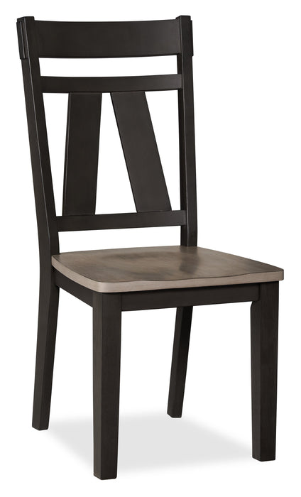 Ensemble de salle à manger Zao 6 pièces en mélamine avec table, rallonge de 66 po à 94 po (L), banc et 4 chaises - brun