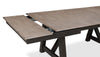 Zao 7pc Dining Set with Table & 6 Chairs, 66-94"W Extension, Melamine - Brown | Ensemble de salle à manger Zao 7 pièces en mélamine avec table, rallonge de 66 po à 94 po (L) et 6 chaises - brun