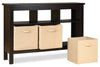 Kimberly Hall Table with Three Baskets