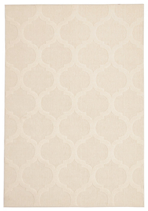  Carpette Sophie ivoire - 6 pi 7 po x 9 pi 6 po