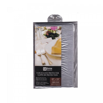Clear Vinyl Tablecloth Protector 60 x 120 Tablecloths|Protège-nappe de 60 x 120 en vinyle transparent