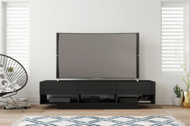 Meuble pour téléviseur Stereo Nordika de 72 po - noir