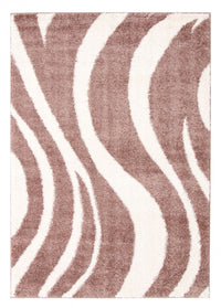 Carpette à poil long Gael ivoire 7 pi 10 po x 10 pi 0 po