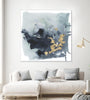 "Cerulean & Gold I" Giant Art 54x54 Wall Art