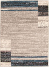 Carpette Aya gris-bleu - 5 pi 3 pox 7 pi 3 po