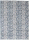 Carpette Kecia bleue/crème 3 pi 11 po x 5 pi 11 po