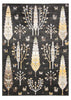Pine Black Machine Washable Area Rug - 5'0" x 7'0"