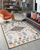 Gypsy Grey Machine Washable Area Rug - 6'0" x 9'0"