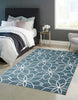 Terali Turquoise Machine Washable Area Rug - 5'0" x 7'0"