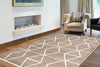 Anandi Grey-Ivory Area Rug - 5'3" x 7'3"