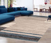 Aya Grey-Blue Area Rug - 5'3" x 7'3"