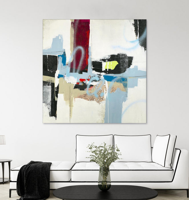 Œuvre d’art murale Giant Art « To Tell The Truth I » 72 x 72