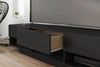 Nordika Stereo 72" TV Stand - Black 