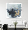 "Cerulean & Gold I" Giant Art 54x54 Wall Art