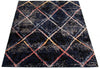 Makondo Abstract Navy Blue Area Rug - 8'0" x 10'0"
