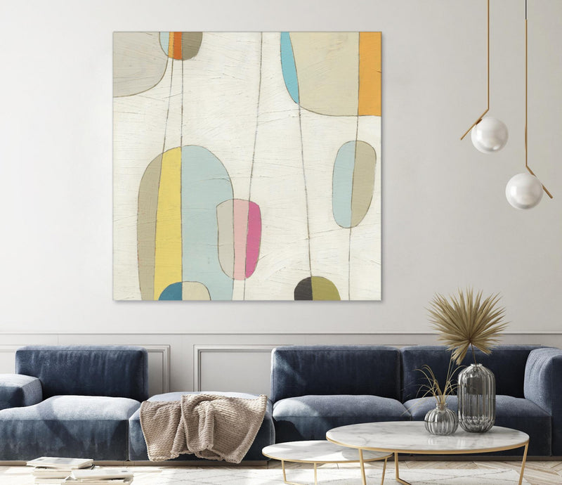 Œuvre d’art murale Giant Art « Molecular Motion Iv » 72 x 72