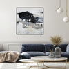 "Big Bonanza" Canvas Framed Black 20x20 Wall Art