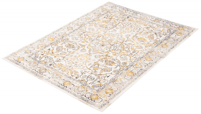 Carpette Legacy ivoire lavable à la machine - 5 pi 0 po x 7 pi 0 po