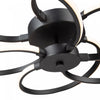 Equinox 30 W LED Black Flush Mount 