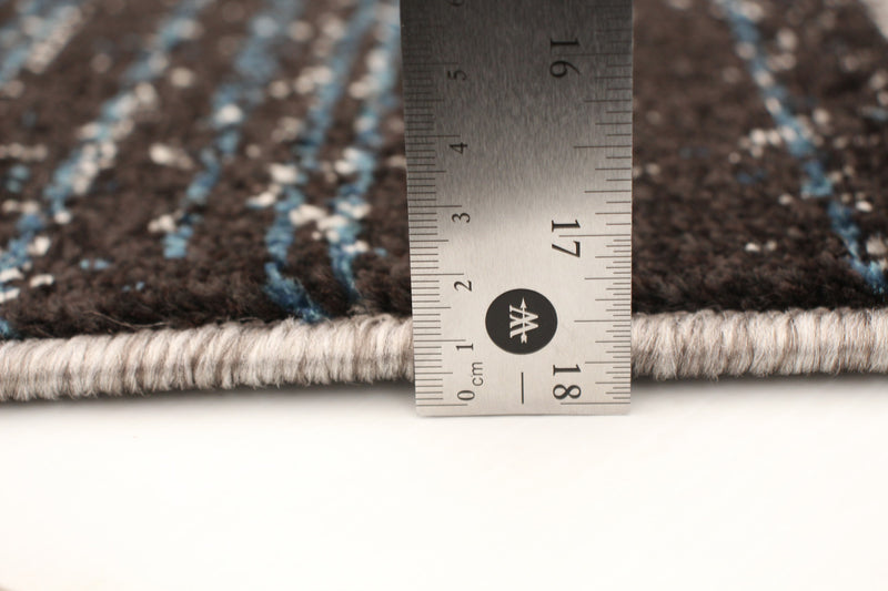 Carpette Aya gris-bleu - 5 pi 3 pox 7 pi 3 po