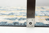 Mosaic Taupe/Blue Machine Washable Area Rug - 6'0" x 9'0"