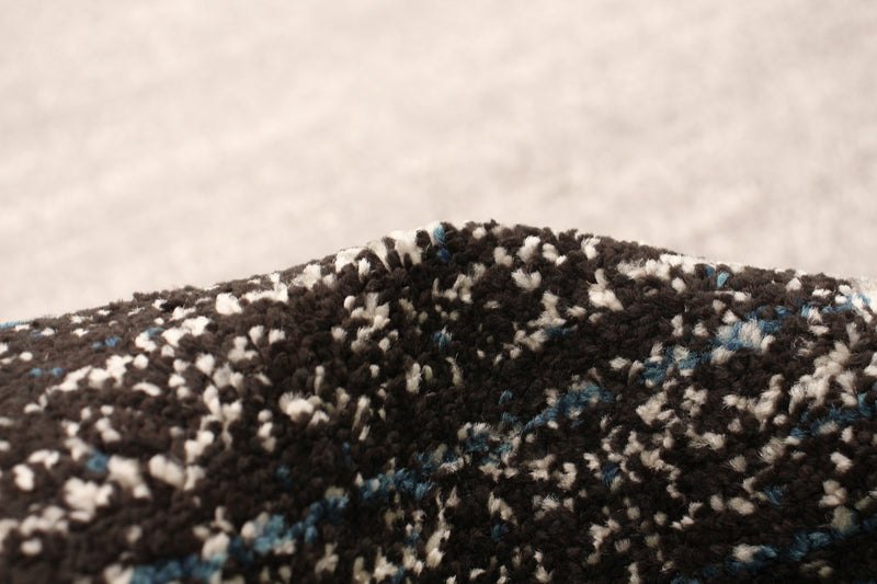 Carpette Aya gris-bleu - 5 pi 3 pox 7 pi 3 po