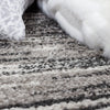 Lav Grey Waves 3x5 Area Rug