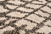 Sadie Safari Silver-Black Area Rug - 5'3" x 7'7"