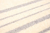 Faith Cream-Silver Area Rug - 5'3" x 7'3"