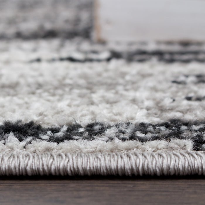 Carpette Lav Waves grise 3 x 5