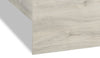 Abby King Panel Bed - {Rustic}, {Industrial} style Bed in White {Engineered Wood}