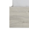 Abby King Panel Bed - {Rustic}, {Industrial} style Bed in White {Engineered Wood}