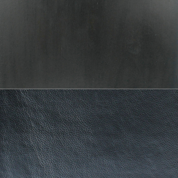 Ensemble de salle à manger Cami 7 pièces de hauteur comptoir avec table carrée de 54 po (L) avec dessus en marbre véritable et 6 chaises noires