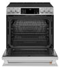 Café 30" Slide-In Radiant and Convection Electric Range - CCES700P2MS1 - Electric Range in Stainless Steel