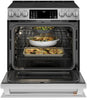 Café 30" Slide-In Radiant and Convection Electric Range - CCES700P2MS1 - Electric Range in Stainless Steel