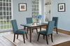 Chelsea Fabric Dining Chair – Aqua - {Contemporary} style Dining Chair