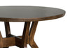Chelsea 5-Piece Round Dining Table Package with Brown Chairs - {Contemporary} style Dining Room Set
