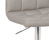 Cruz Beige Bar Stool - {Contemporary} style Bar Stool in Beige {Metal}