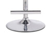 Cruz White Bar Stool - {Contemporary} style Bar Stool in White {Metal}