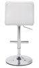 Cruz White Bar Stool - {Contemporary} style Bar Stool in White {Metal}