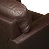 Curt Genuine Leather Sofa - Brown - {Modern}, {Retro} style Sofa in Brown {Solid Woods}