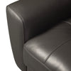 Curt Genuine Leather Sofa - Grey - {Modern}, {Retro} style Sofa in Grey {Solid Woods}